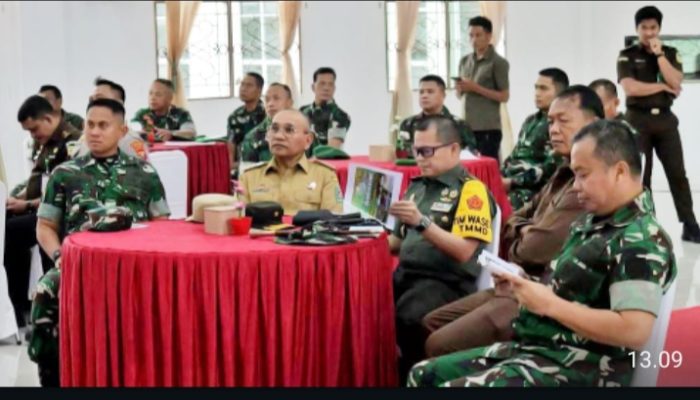 Bupati Simalungun Bersama Forkopimda Sambut Kunker Bersama Tim Wasev TMMD ke-127 Tahun 2026 di Wilayah Kodim 0207/Sml