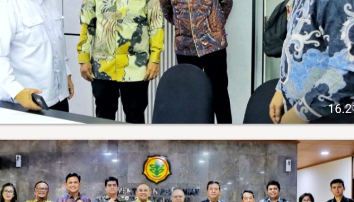Bupati Simalungun Temui Menteri Pertanian RI Peroleh Bantuan Bibit 22 ribu Hektar  dan Program dan Program Cetak Sawah baru