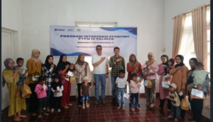 PTPN-IV PalmCo Genjot Pengentasan Stunting Dorong Target Indonesia Emas 2045