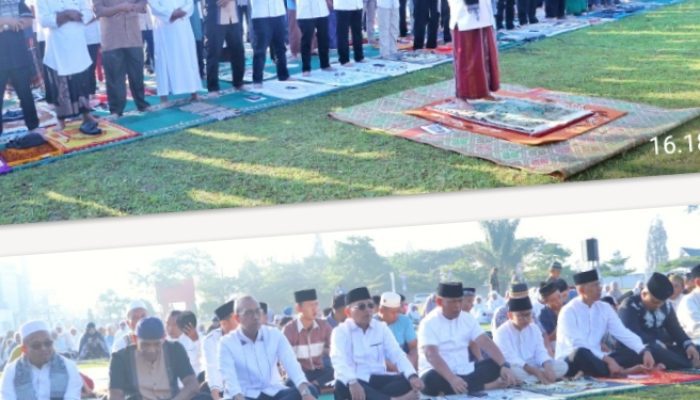 Pemkab Simalungun Gelar Shalat Idul Fitri 1Sawal 1447 H/2026 M di Kantor Bupati