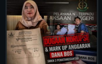 5 Tahun Menjabat Nurmaulita Dilaporkan Ke Kejaksaan Atas Dugaan Mark Up dan Gratifikasi Dana Bos SMKN -3 Pematangsiantar