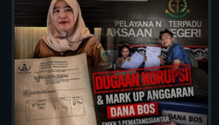 5 Tahun Menjabat Nurmaulita Dilaporkan Ke Kejaksaan Atas Dugaan Mark Up dan Gratifikasi Dana Bos SMKN -3 Pematangsiantar