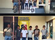 Polsek Bandar Huluan Berhasil Bekuk Tiga Tersangka Pencurian Dengan Pembrantasan Dalam Semalaman Kerugian Korban Capai RP  14 juta Lebih