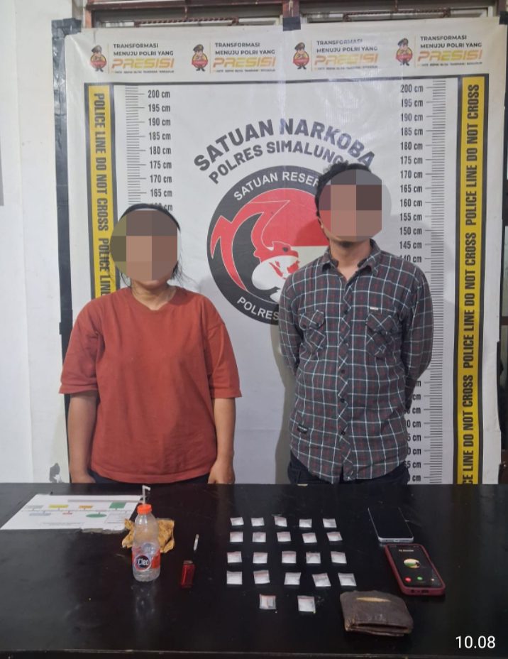 Sat Narkoba Polres Simalungun Amankan Dus Pengedar Sabu Barang Bukti Capai 21,85 grm
