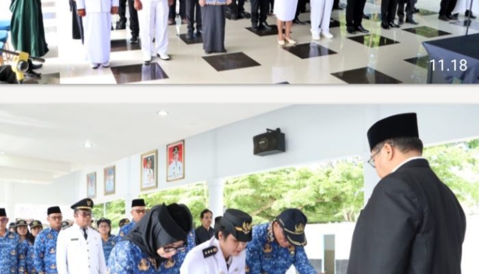 45 Pejabat Administrator dan Pengawas di Lingkungan Pemkab Simalungun Dilantik Bersama Wujudkan Visi dan Misi Semangat Baru Simalungun Maju