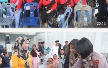 Polwan Polres Simalungun Bagikan Roti Ulang Tahun Kepada Ibu-Ibu Buruh Warnai May Day 2026 Yang Merah Kondusif