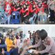 Polwan Polres Simalungun Bagikan Roti Ulang Tahun Kepada Ibu-Ibu Buruh Warnai May Day 2026 Yang Merah Kondusif