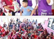 Ny Hj Dharmawat Anton Achmat Saragih Kunjungi RRABK  Disemarak Hsri Posyandhu Nasional 2026