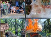 Polres Simalungun Grebek Sarang Narkoba di Tanah Jawa Lima Tersangka Diringkus dan 99,74 gram Sabu  disita