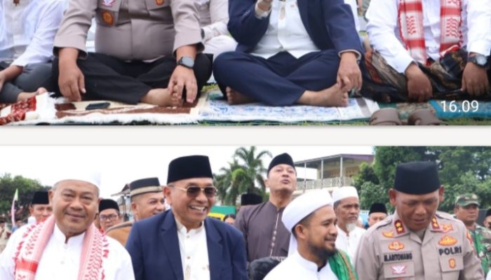 Hari Raya Idhul Ada 1447 H di Kabupaten Simalungun Suasana Syahdu Bupati Sembelih Langsung Hewan Kurban