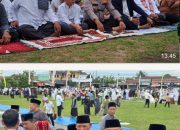 Kapolres Simalungun Sholat Idhul Adha Bersama Forkofimda Wujud Nyata Sinergitas TNI-POLRI dan Pemerintah Daerah