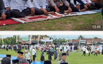 Kapolres Simalungun Sholat Idhul Adha Bersama Forkofimda Wujud Nyata Sinergitas TNI-POLRI dan Pemerintah Daerah
