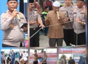 Pemotongan 12 Sapi dan 13 Kambing Kurban Langsung Dipimpin Kapolres Simalungun 1200 Paket Disalurkan ke Masyarakat