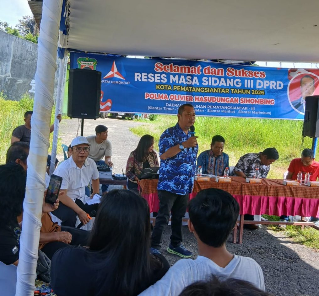 Polma Oliver Hasudungan Sihombing Komitmen Kawal Aspirasi Warga Pada Reses Pada Sudang III  DPRD Pematangsiantar 2026