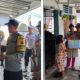 Sambut HUT Bayangkara ke – 80  Polsek Siantar Barat Berikan Bansos Kepada Warga Membutuhkan di Jalan Enggang