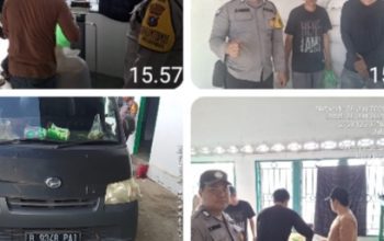 Polsek Siantar Marihat Dampingi Petani Binaan Jual 1,5Ton Hasil Panen Jagung ke Bulog Cabang Pematangsiantar