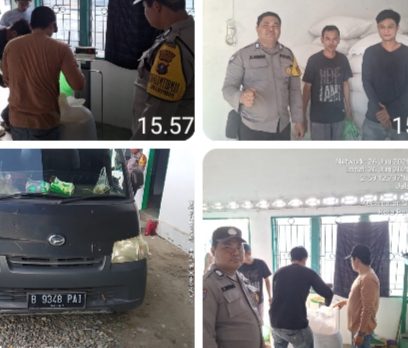 Polsek Siantar Marihat Dampingi Petani Binaan Jual 1,5Ton Hasil Panen Jagung ke Bulog Cabang Pematangsiantar