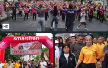 Polres Pematangsiantar Gelar Car Free Day dan Olahraga Bersama Semarakan HUT Bayangkara ke 80 Tahun 2026