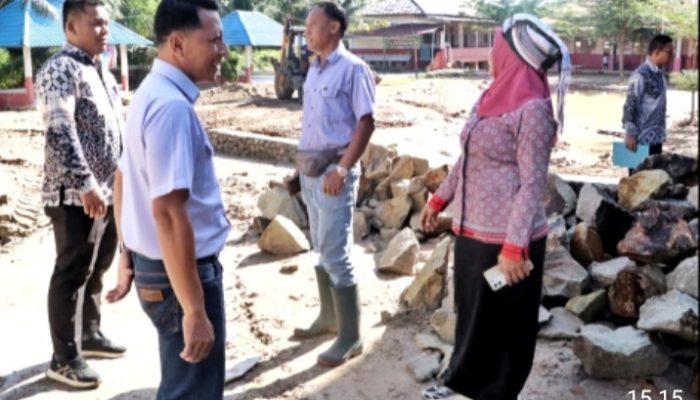 Pemkab Simalungun Terus Bergerak Pulihkan Fasilitas Umum di Serbelawan Pasca Banjir