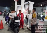Babinkamtibmas Polsek Siantar Marihat Monitoring Penyaluran BBM di SPBU Wilkumnya