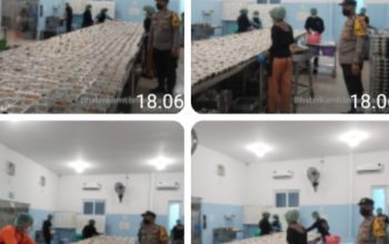 Babinkamtibmas Polsek Siantar Martoba Monitoring Pendistribuduan MBG di Dapur SPPG Martobs
