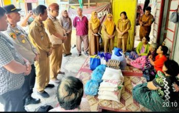 Pemkab Simalungun Salurkan Bantuan dan Tinjau Langsung Banjir di Haranggaol Horisan