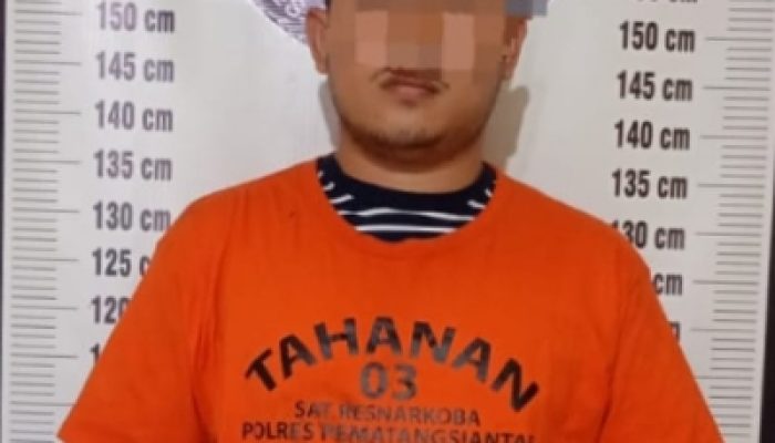 Polres Pematangsiantar Amankan Pemilik Shabu 2,66 grm di Jalan Pane