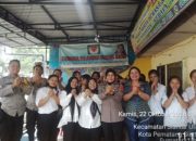 Dukung program Poliran Kapolsek Siantar Utara Kunjungi Lembaga Pelatihan Kasih